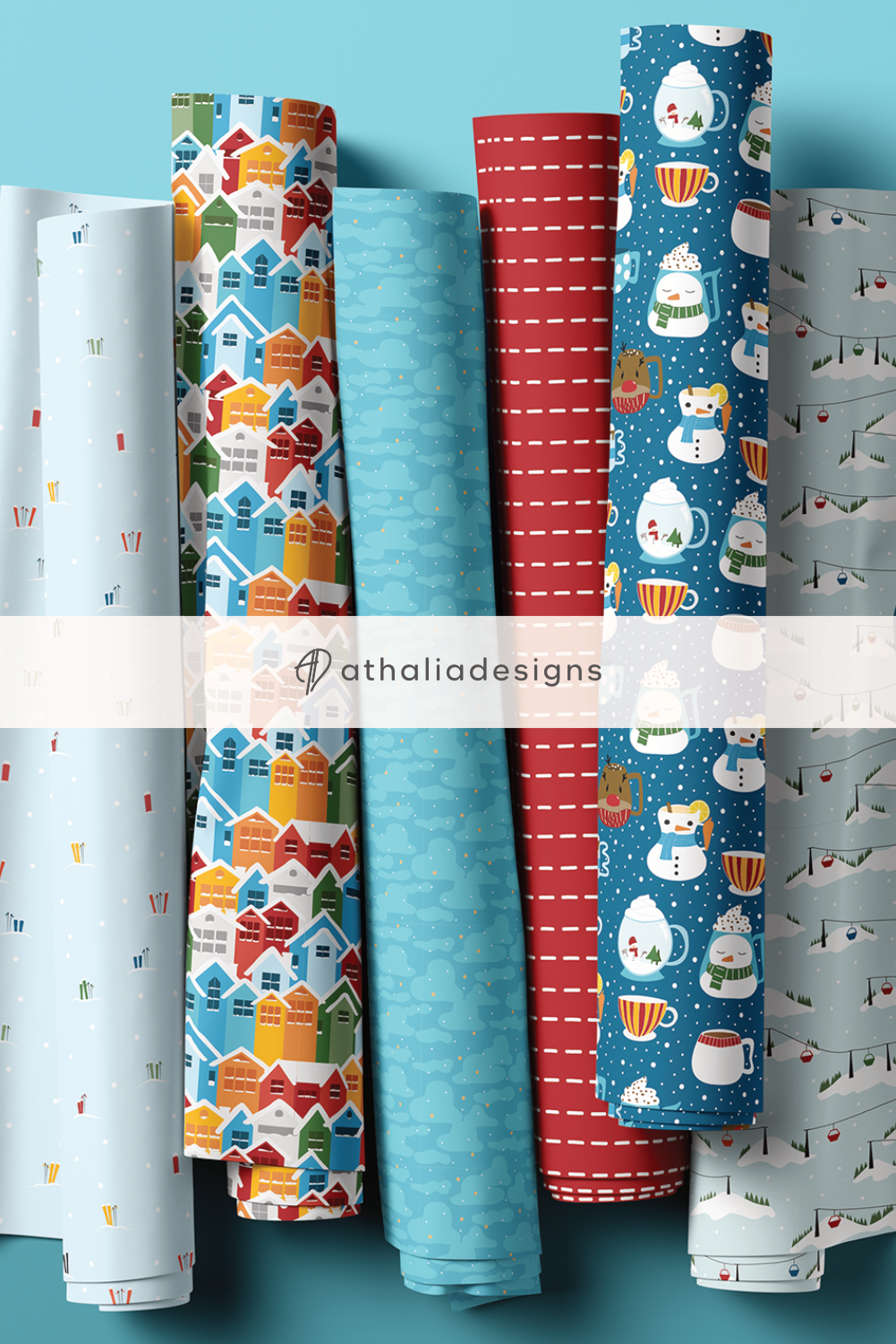 Vibrant Winter Bolt Fabric