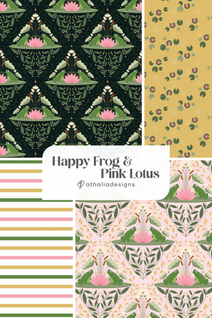 Happy Frog and Lily Pods