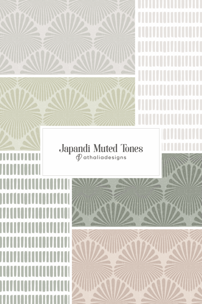 Japandi Muted tones with Benjamin Moore Colors