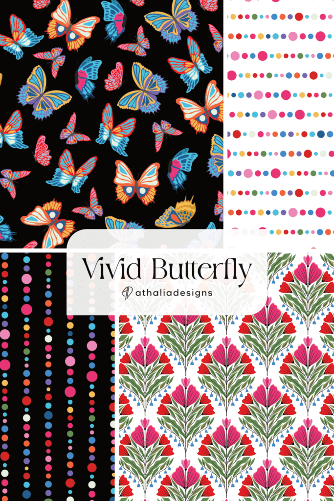Vivid Butterfly Bold Design