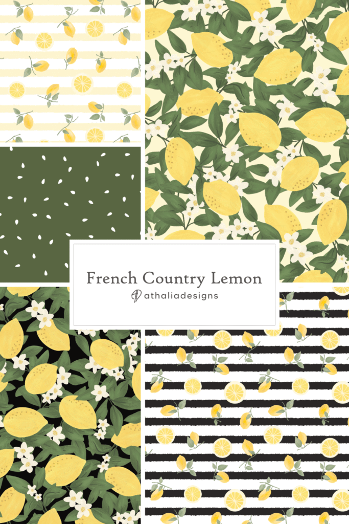 French Country Lemon Design Collection