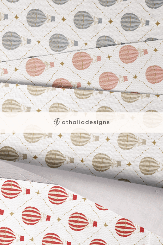 Hot Air Balloon Fabric for Kids