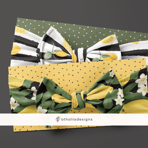 French Country Lemon Design Fabric Collection