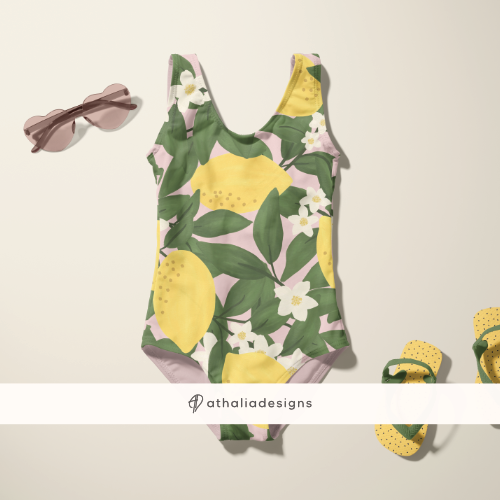 French Country Lemon Design Fabric Collection